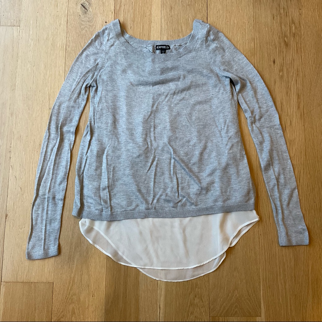 Express Split Back Sweater